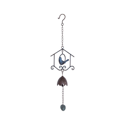 Hanging Bird in House with Bell