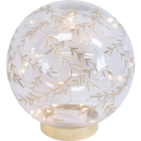 Led Glass Leaf Ball