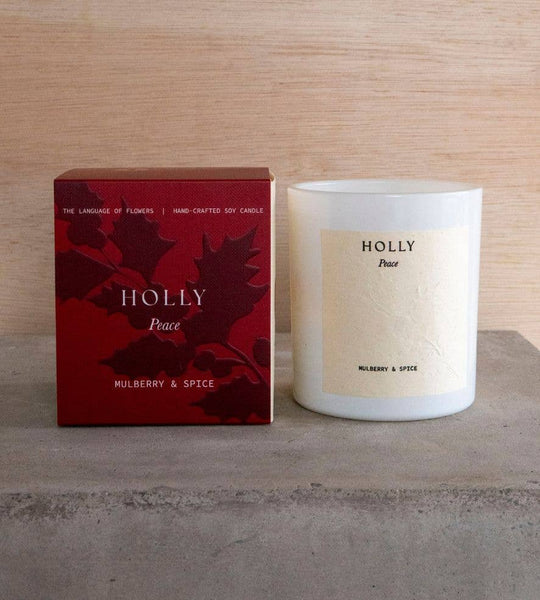 Holly Large Candle | Mulberry + Spice