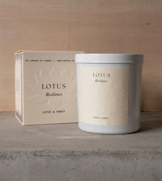 Lotus Candle | Lotus + Honey