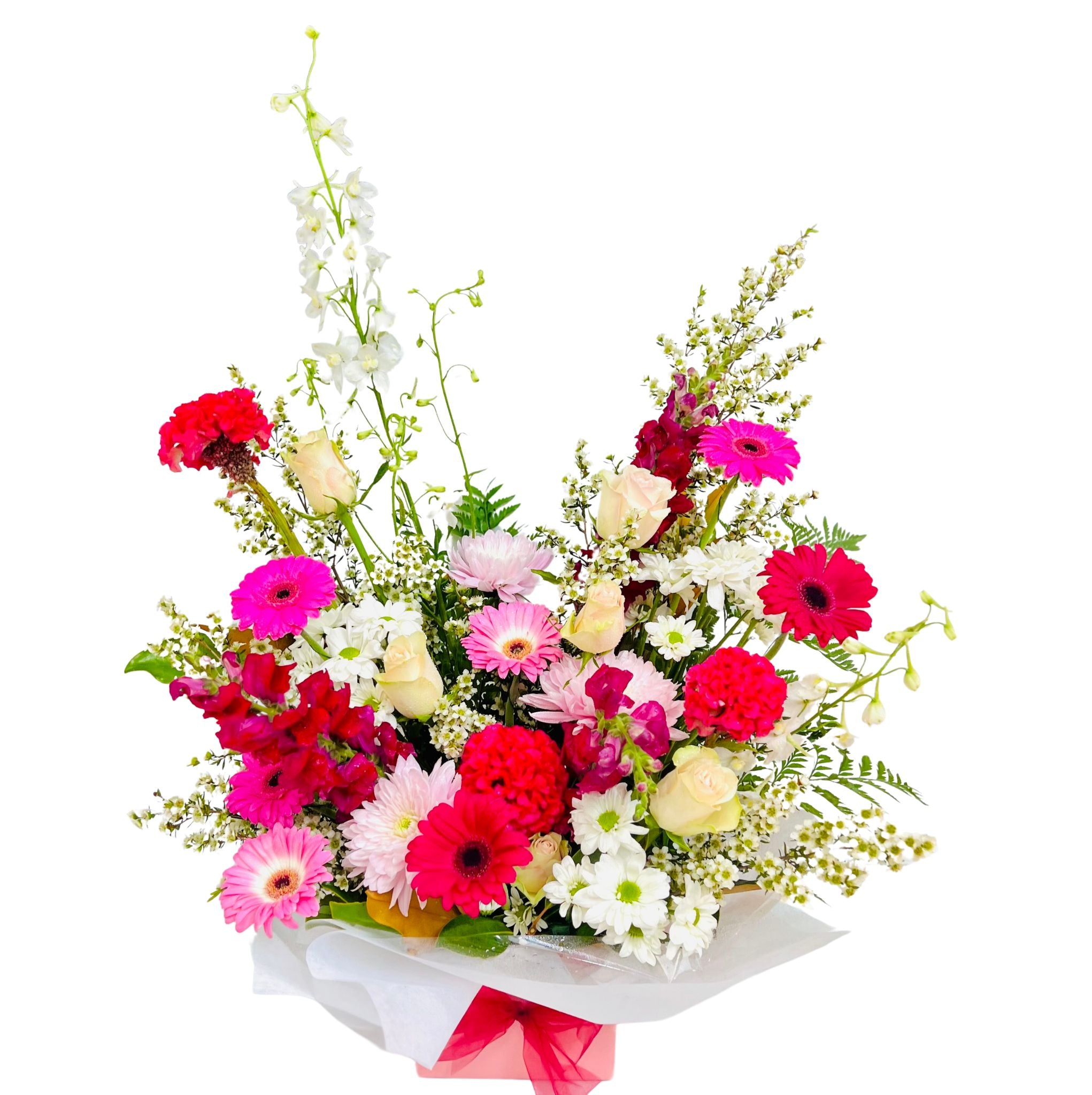 Deluxe Pink Box Arrangement