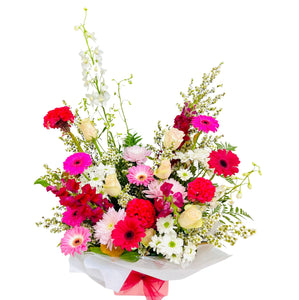 Deluxe Pink Box Arrangement