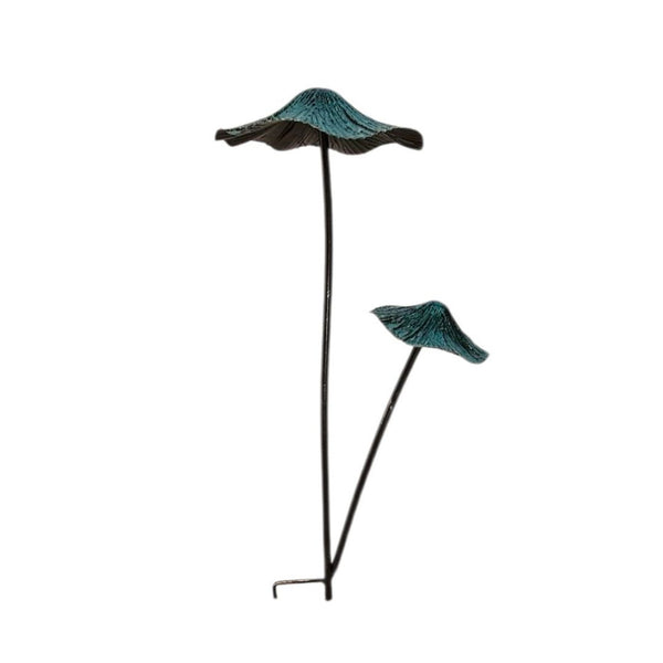 Double mushroom stake