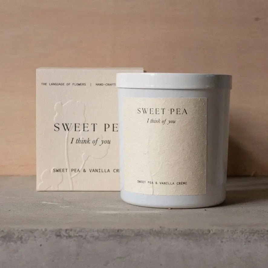 Sweet Pea Candle | Sweet Pea + Vanilla Creme