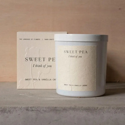 Sweet Pea Candle | Sweet Pea + Vanilla Creme
