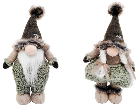 Woolly Mr & Mrs Tomte Decoration