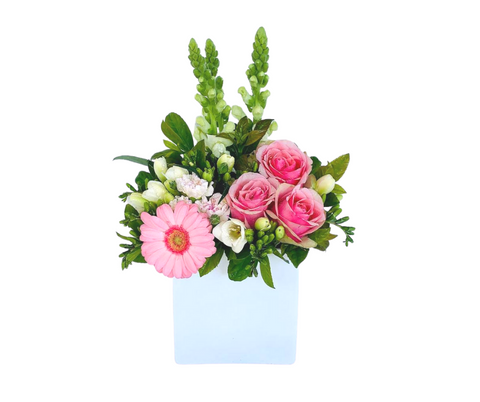 Pink Rose & Freesia